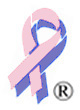 Male Breast Cancer Awareness Ribbon